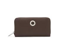 Mandarina Duck Monedero Mellow Leather Zip Around Wallet Espresso marrón Oscuro