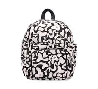 Mandarina Duck Revival Moire Mochila negro/blanco, fibra sintética, mujer, 11L