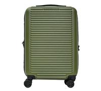 Mandarina Duck Tank Case 4 ruedas Carro de la cabina S 55 cm con pliegue de expansión aceituna