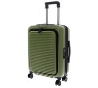 Mandarina Duck Tank Case Trolley Cabin W/Front Pocket, Verde Militar, Cabin, Funda para depósito
