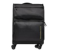 Mandarina Duck Zephyr Medium EXP - Maletín con Ruedas, Color Negro, Negro, 43 cm (Length) x 25 cm (Width) x 67 cm (Height), Trolley Medio espandibile in Tessuto morbido