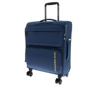 Mandarina Duck Zephyr - Carrito con Ruedas, Vestir Azul, 40 x 20 x 55 Centimeters, Carrito Cabin in Tessuto morbido