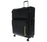 Mandarina Duck Zephyr - Carrito XL EXP, Negro, 52 cm (L) x 31.5 cm (W) x 83 cm (H), Trolley XL espandibile en Tessuto morbido ad Effetto 3D