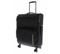 Mandarina Duck Zephyr Medium EXP - Maletín con Ruedas, Color Negro, Negro, 43 cm (Length) x 25 cm (Width) x 67 cm (Height), Trolley Medio espandibile in Tessuto morbido