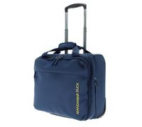 Mandarina Duck Zephyr Rolling Tote, Vestir Azul, 41 cm x 21 cm x 36 cm, Comoda Borsa Pilot a Due ruote