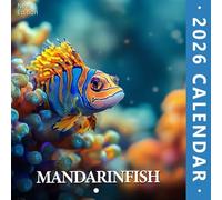 Mandarinfish Calendar 2026: A kaleidoscope of underwater hues in motion
