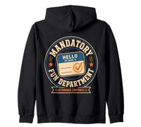 Mandatory Fun Department Workplace Humor Sudadera con Capucha