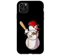 Mande De Nieve De Béisbol De Invierno Con Un Bate De Béisbol Carcasa para iPhone 11 Pro Max