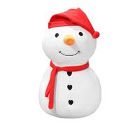 Mande de nieve de lujo de Navidad: lindo juguete de muñeca de invierno, suave figura de muñeco de nieve de vacaciones | Acento de decoración de mesa festiva, adorno de exhibición de temporada para chi