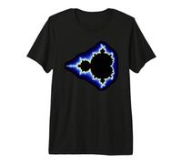 Mandelbrot Eléctrico Set Fractal Geometría Retro Formas Mania Camiseta Premium