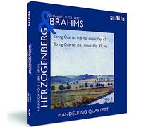 Mandelring Quartett – Cuartetos de cuerda de Brahms (Op. 67) y Herzogenberg (Op. 42, n.º 1) – NAXOS