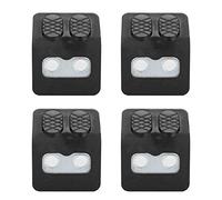 Mandíbula para cambiador de neumáticos, 4 piezas de acero inoxidable para cambiador de neumáticos de coche, cubierta de abrazadera, accesorios de repuesto