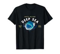 Mandíbulas Amity Island Deep Sea Bite Me Camiseta