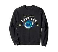 Mandíbulas Amity Island Deep Sea Bite Me Sudadera
