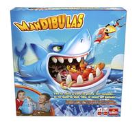 Mandibulas, Juego de Mesa, para niños partir de 4 años. Rescata los animalitos marinos sin que el Tiburón te atrape. Saca los peces de su mandíbula con tu caña de pescar