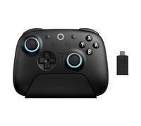 8BitDo Ultimate 2 Bluetooth Controller for Switch & Windows PC, Switch Pro Controller with TMR Joysticks, Switchable Hall Effect/Tactile Triggers, Vibration and Motion Control, RGB Fire Ring, Black