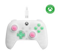 8Bitdo Ultimate Mini Wired Controller for Xbox with RGB Lighting Fire Ring, Hall Effect Joysticks and Triggers, for Xbox Series X|S, Xbox One, Windows 10/11 - Officially Licensed (Translucent White)