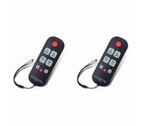 Mando a distancia A-TV10 para personas mayores, universal, resistente al agua y con LED.
