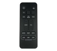 Mando a distancia ABS diseñado para resistencia a caídas, agarre cómodo para receptor envolvente MBE422 AVs, control receptor envolvente entretenimiento en el hogar