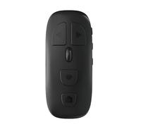 Mando a distancia compatible con Bluetooth para teléfono celular, control remoto de video selfie, girador de página automático (negro)