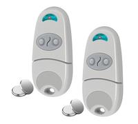 Mando a distancia compatible con C@me, 2 piezas a distancia puerta 432EV,EE,NA,433,92 MHz 2 canales compatible 432EV,EE,NA(incluye 2 baterías adicionales)