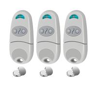 Mando a distancia compatible con C@me,3 piezas a distancia puerta 432EV,EE,NA,433,92 MHz 2 canales compatible 432EV,EE,NA(incluye 3 baterías adicionales)