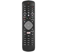 Mando a Distancia Compatible con Philips Ambilight Smart TV - Repuesto para 43/49/50/55/65PUS6262 - Botones Netflix, Smart TV, TV Guide - Sin Programación - Plug & Play