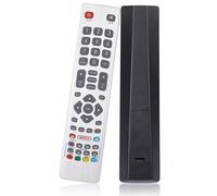 Mando a distancia compatible con Sharp Aquos, nuevo mando a distancia de repuesto para SHW/RMC/0115 DH1901091551 de Sharp Smart TV con botones Netflix, mando a distancia de Smart TV (plateado)