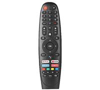 Mando a distancia compatible con Smart Tech TV 24HA20T3 32HA10T3 32HA10V3 32HA20V3 32HV10V1 43UA10V3 Reemplazo controlador con NETFLIX YouTube PrimeVideo GooglePlay Botones (sin función de voz)