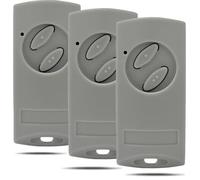 Mando a distancia compatible para puerta de garaje para ECOSTAR RSE2 RSC2 RSZ1 para Liftronic 500 700 800 Portronic D5000 D2500 S4000 433,92 MHz Rolling Code (3 unidades (gris)