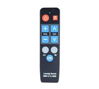 Mando a Distancia con 9 Botones de Aprendizaje, Mando a Distancia Universal for TV, DVD, DVB, STB, VCR, Receptor HiFi, Calentador de TV-Box