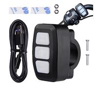 Mando a distancia con botón multimedia, IPX6 resistente al agua, botón multimedia para volante, sonido, control remoto para coche, bicicleta, motocicleta y moto acuática Haoying