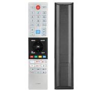 Mando a Distancia CT-8567 Compatible con Toshiba Smart 4K LED TV 40QV2F63DG 55UK3C63DB 65UK4D63DB 43UV2363DB 50UV2363DB 32LV3E63DAZ Sustitución Controlador con PrimeVideo Netflix Youtube Botones