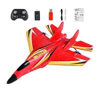 Mando a distancia de avión genérico profesional con luz colorida LED, Avión Volante RC 2.4GHz, Educativo al aire libre impermeable | Volante adecuado para principiantes para, Adultos, Aficionados