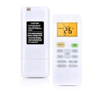 Mando a distancia de CA de repuesto RG52B/BGCE compatible con unidad de aire acondicionado dividido Carrier/Midea RG52F2/BGE RG52B/BGEU RG52B/BGCE (retroiluminación)