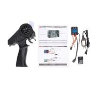 Mando a Distancia de Precisión de 2 Canales, Diseño Ergonómico para Coches MN, Barcos, Tanques, Control Remoto Universal de 2,4 GHz, Accesorios para Coche RC