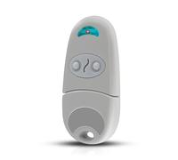 Mando a distancia de puerta 433,92 MHz - Compatible con CAME TOP432NA - 2 canales, 1 mando a distancia + 1 par de pilas de botón - para puertas de garaje y puertas automatizadas