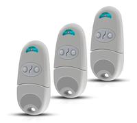 Mando a distancia de puerta 433,92 MHz - Compatible con CAME TOP432NA - 2 canales, 3 mando a distancia + 3 par de pilas de botón - para puertas de garaje y puertas automatizadas