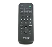 Mando a Distancia de Repuesto AULCMEET RM-SCU37B Compatible con Sony Micro Home System Audio CMT-BX5BT CMT-EH26 HCD-CBX5 SS-SH2000 CMT-BX3 CMT-BX30R LBT-SH2000 HCD-BX30R RM-SCU37 MHC-EX700 MHC-EX900
