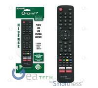 Mando a Distancia de Repuesto BRAVO ORIGINAL 7 COMPATIBILE TV A Marca Hi-Sense