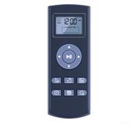Mando a distancia de repuesto compatible con RT900911 RR6865 RR6871 para robot aspirador Explorer Serie 20, botones ergonómicos de plástico negro, fácil operación a distancia