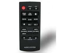 Mando a distancia de repuesto N2QAYC000081 para sistema estéreo compacto Panasonic SC-HC58DB SC-HC38 SC-HC38DB SC-HC58 SC-HC38DBGNS SC-HC38EC-K SC-HC58EGW