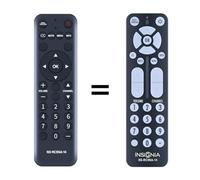 Mando a distancia de repuesto NS-RC5NA-14 compatible con Insignia Digital Analog TV Converter Box NS-DXA2 NSDXA2