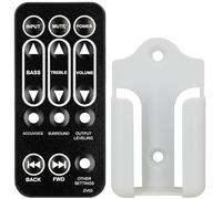 Mando a distancia de repuesto para altavoz de TV ZVOX Omni SOUNDBAR SB380 SB400 SB500 SB700 (con soporte de montaje)