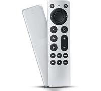 Mando a distancia de repuesto para Apple TV, mando a distancia compatible con Apple 1/2/3/4/5 generación y Apple TV 4K/HD, mando a distancia por infrarrojos con 6 botones adicionales