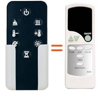 Mando a distancia de repuesto para chimenea eléctrica Dimplex 6700520200RP BLF5051 BLF7451-AU Prism 74 BLF7451 BLF3451-AU Prism 34 BLF3451 BLF5051-EU Prism 50 BLF5051 DWF5252B DWF365 1 6908492100