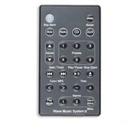 Mando a distancia de repuesto para sistema de música Wave AWRC-C1/C2/C3/C4, no requiere programación, carcasa de plástico alto
