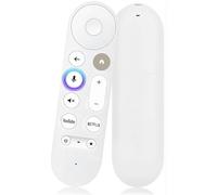 Mando a distancia de voz de repuesto para Google Chromecast 4K/ HD, compatible con Google TV Streamer (4K) Box, color blanco
