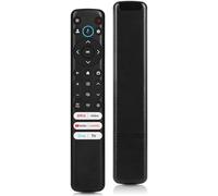 Mando a distancia de voz de repuesto para TCL Google TV compatible con televisores inteligentes 4K UHD HDR LED QLED QD-Mini LED Full-HD, para TCL QM8/Q7/Q6/S4/S3 Series TV (no apto para Roku TV)