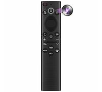 Mando a distancia de voz universal para televisores inteligentes (2019-2025) - Reemplazo Bluetooth con búsqueda de voz y control de largo alcance, compatible con modelos de la serie Samsung BN59